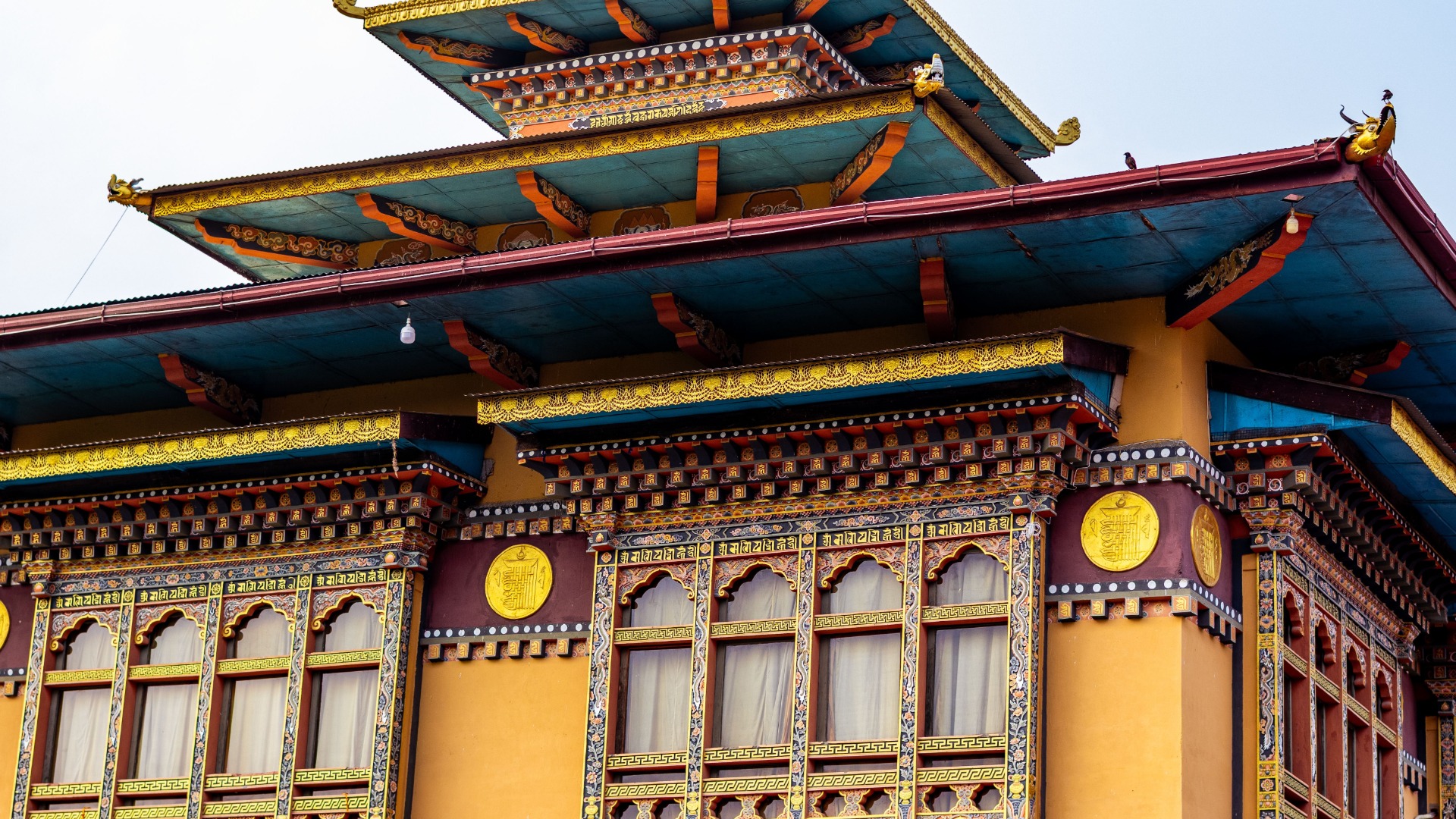Traditioneller Tempel in Bhutan